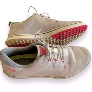 Nike women’s golf sneakers shoes size 9 lunarlon gray pink 40.5